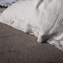 Housse De Rêve Nuage copripiumone Grigio Cotone 240 x 260 cm