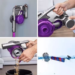 JIMMY JV85 Pro Aspirateur-balai 2 en 1 Batterie Sec HEPA Sans sac 600 W Gris, Violet - Vista aggiuntiva 5