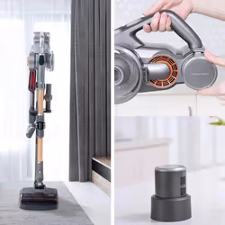 JIMMY H9 Pro Aspirapolvere a bastone 2 in 1 Batteria Secco HEPA Senza sacchetto 600 W Oro, Grigio - Vista aggiuntiva 4