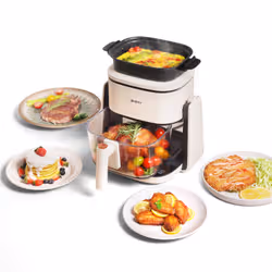 JIMMY AF3 Singolo 4 L Indipendente 1100 W Friggitrice ad aria calda Bianco - Vista aggiuntiva 4