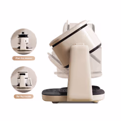 JIMMY AF3 Singolo 4 L Indipendente 1100 W Friggitrice ad aria calda Bianco - Vista aggiuntiva 5