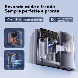 JIMMY R9 Pro Filtro per acqua da bancone 5,5 L Nero, Trasparente - Vista aggiuntiva 7