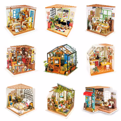 RoboTime DG102 casa in miniatura e angolo lettura fai da te Casa in miniatura fai-da-te