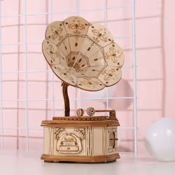 ROBOTIME Gramophone Puzzle 3D 122 pz MUSICA - Vista aggiuntiva 3