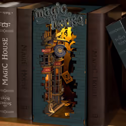 ROBOTIME TGB03 casa in miniatura e angolo lettura fai da te Angolo lettura fai-da-te - Vista aggiuntiva 7