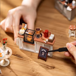 RoboTime DG162 casa in miniatura e angolo lettura fai da te Casa in miniatura fai-da-te