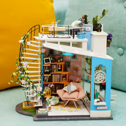 RoboTime DG12 casa in miniatura e angolo lettura fai da te Casa in miniatura fai-da-te - Vista aggiuntiva 7