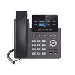 Grandstream Networks GRP2612P, IP Phone, Nero, Cornetta cablata, In-band, Fuori banda, Info SIP, Supervisore, Utente, 2 linee