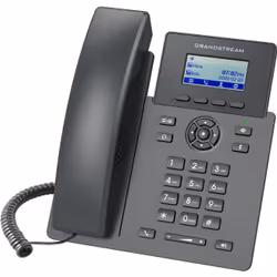 Grandstream Networks GRP2601, IP Phone, Nero, Cornetta cablata, 1 linee, LCD, 5,61 cm (2.21")