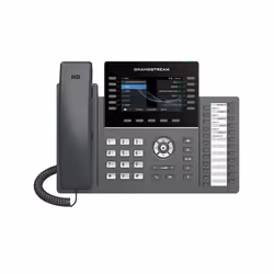 Grandstream Networks GRP2636, IP Phone, Nero, Cornetta cablata, 12 linee, LCD, 10,9 cm (4.3")