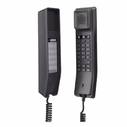 Grandstream Networks GHP611W, IP Phone, Nero, Cornetta cablata, 2 linee, Gigabit Ethernet, 10,100 Mbit/s
