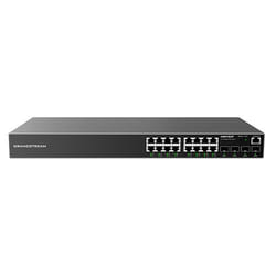 Grandstream Networks GWN7802P switch di rete Gestito L2+ Gigabit Ethernet (10/100/1000) Supporto Power over Ethernet (PoE) 2U Nero
