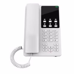 Grandstream Networks GHP620W, IP Phone, Bianco, Cornetta cablata, 2 linee, LCD, Gigabit Ethernet