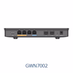 Grandstream Networks GWN7002 router cablato 2.5 Gigabit Ethernet, Gigabit Ethernet Nero