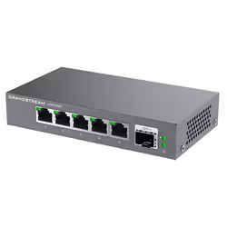 Grandstream Networks GWN7701PA switch di rete Non gestito Gigabit Ethernet (10/100/1000) Nero