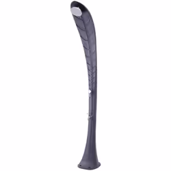 starmatrix foglia grigia doccia a riscaldamento solare curva in polietilene altezza 220 cm grigio cm 34x30x220 La Doccia a Ri ...