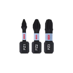 Bosch - box 3 pro pozidriv punti impatto PZ1/2/3 25mm 2608522471