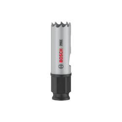 Bosch - 1x Crown Saw pro Multi Material Power Change Plus (per legno tenero, cartongesso, ø 19 mm, Accessori professionali per foratura)