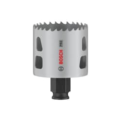 Bosch - 1x Crown Saw pro Multi Material Power Change Plus (per legno tenero, cartongesso, ø 54 mm, Accessori professionali per foratura)