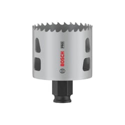 Bosch 1x Crown Saw PRO Multi Material Power Change Plus (per legno tenero, cartongesso, Ø 57 mm, Accessori professionali per foratura)