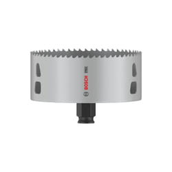 Bosch - 1x Crown Saw pro Multi Material Power Change Plus (per legno tenero, cartongesso, ø 114 mm, Accessori professionali per foratura)