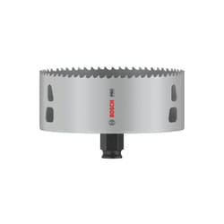 Bosch - 1x Crown Saw pro Multi Material Power Change Plus (per legno tenero, cartongesso, ø 121 mm, Accessori professionali per foratura)