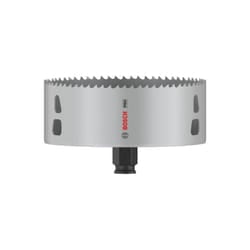 Bosch - 1x Crown Saw pro Multi Material Power Change Plus (per legno tenero, cartongesso, ø 127 mm, Accessori professionali per foratura)