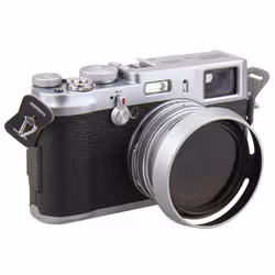 JJC LH-JX100 SILVER paraluce 4,9 cm Rotondo Argento - Vista aggiuntiva 4
