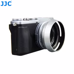 JJC LH-JX100 SILVER paraluce 4,9 cm Rotondo Argento - Vista aggiuntiva 7