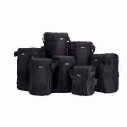 JJC DLP-6 custodia e copertura per obiettivi di fotocamere Nero Poliestere Custodia a sacchetto - Vista aggiuntiva 2