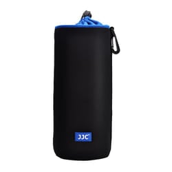 JJC NLP-28 custodia e copertura per obiettivi di fotocamere Nero, Blu Neoprene Custodia a sacchetto