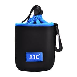 JJC NLP-10 custodia e copertura per obiettivi di fotocamere Nero, Blu Neoprene Custodia a sacchetto