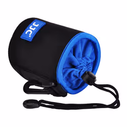 JJC NLP-10 custodia e copertura per obiettivi di fotocamere Nero, Blu Neoprene Custodia a sacchetto - Vista aggiuntiva 5