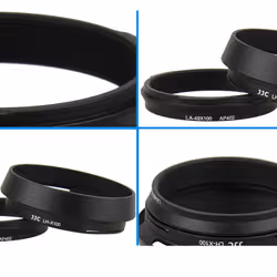 JJC LH-JX100 BLACK paraluce Rotondo Nero - Vista aggiuntiva 2