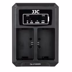 JJC DCH-LPE6 carica batterie Batteria per fotocamera digitale USB - Vista aggiuntiva 2