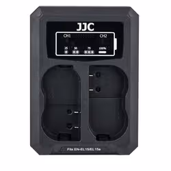 JJC DCH-ENEL15 carica batterie Batteria per fotocamera digitale USB - Vista aggiuntiva 2