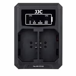 JJC DCH-NPFZ100 carica batterie Batteria per fotocamera digitale USB - Vista aggiuntiva 2