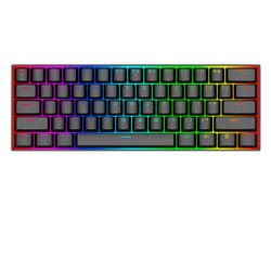 REDRAGON K630RGB RED tastiera Gaming USB QWERTY Inglese Nero