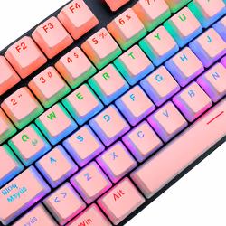 REDRAGON Keycaps Sacarab Pink - Rosa Coperchio per tastiera - Vista aggiuntiva 6