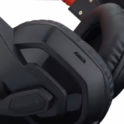 REDRAGON H120 cuffia e auricolare Cablato A Padiglione Gaming Nero, Rosso - Vista aggiuntiva 4
