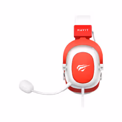 Havit 6950676214147 cuffia e auricolare Cuffie Cablato A Padiglione Gaming Rosso, Bianco - Vista aggiuntiva 3