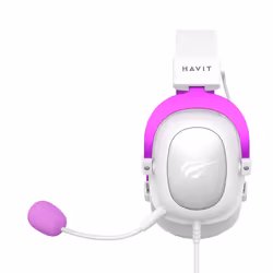 Havit 6950676214154 cuffia e auricolare Cuffie Cablato A Padiglione Gaming Viola, Bianco - Vista aggiuntiva 3