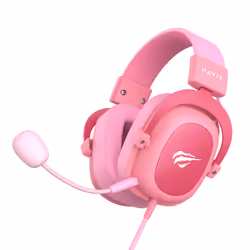 Havit 6950676215465 cuffia e auricolare Cuffie Cablato A Padiglione Gaming Rosa - Vista aggiuntiva 3