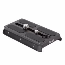 Sirui 770844, Piatto, Alluminio, 1/4, 3/8", 1 pz, BCH-10, VH-10, VH-15 VH-90, 90 mm