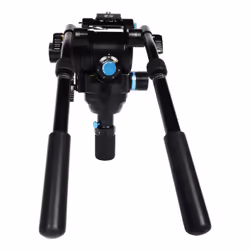 Sirui SVH15 testa per treppiede Nero Alluminio 1/4, 3/8" Fluido - Vista aggiuntiva 4
