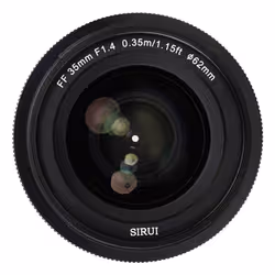 Sirui 11-03-03-000329 obiettivo per fotocamera Obiettivi per cinema Obiettivo ampio Nero - Vista aggiuntiva 4