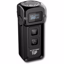 Descrizione Nitecore TUP Mini torcia - 1000 Lumen LED - Portachiavi con display OLED - Batteria ricaricabile, 54 g e 7 cm, 5 ...
