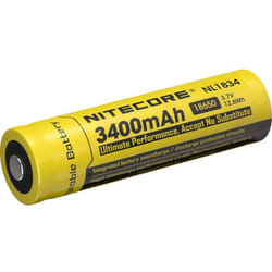 Nitecore - NL1834 Batteria ricaricabile speciale 18650 Li-Ion 3.7 v 3400 mAh