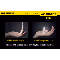 Nitecore NWS10 fischietto di emergenza