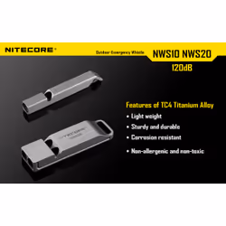 Nitecore NWS10 fischietto di emergenza